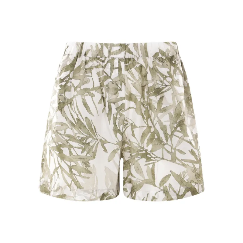 Brunello Cucinelli Casual Shorts Women's Green-0