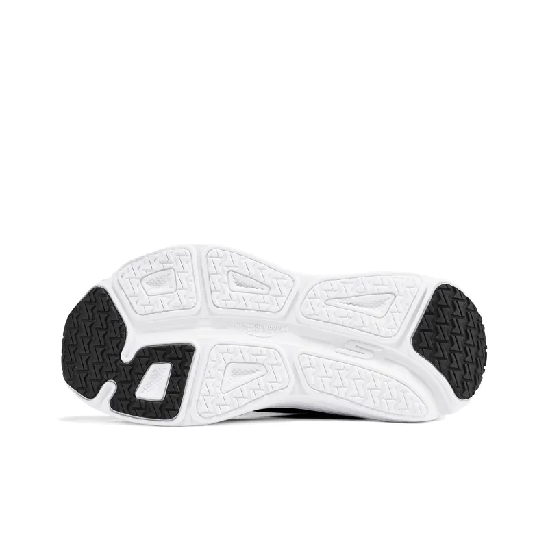 Skechers Max Cushioning, Breathable, Supportive, Rebound Low Top Running Shoes Women's Black Silver-6