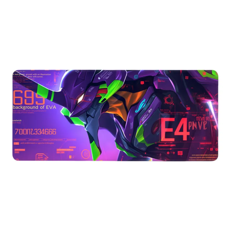 DANYIN Extra Large Evangelion Table Mats EVA Esports Computer Keyboard Pad Men's Thickened Home Mouse Pad Mouse Pads-5