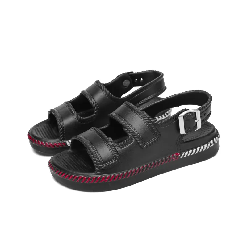 BOREE Beach Sandals Unisex Black-6