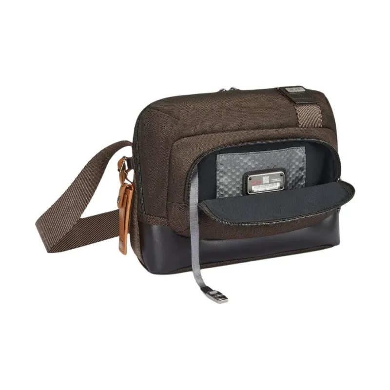 TUMI Ballistic Nylon Crossbody Bag Men's Dark Brown-4