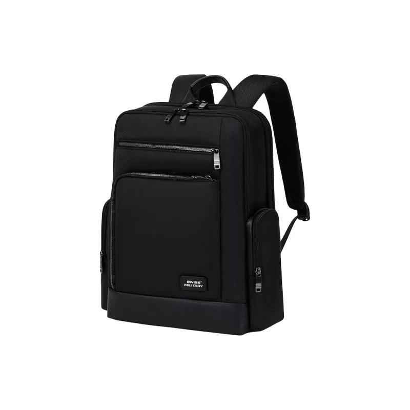 SWISS MILITARY Composite Fabric Backpack Unisex Black-2