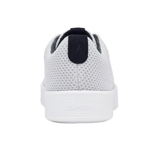 Allbirds Abrasion Resistant Low Top Casual Shoes Men's Polar White Navy Mixed Color-3