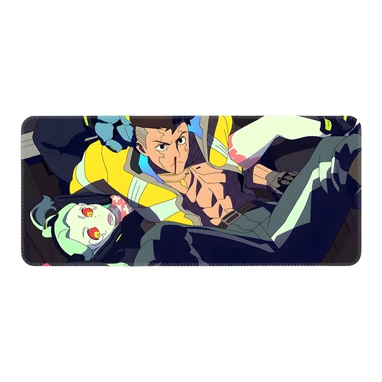 DANYIN Edge Walker Extra Large Men's Anime Gaming Computer Table Mat Cyberpunk Office Desk Cushion Mouse Pads-5