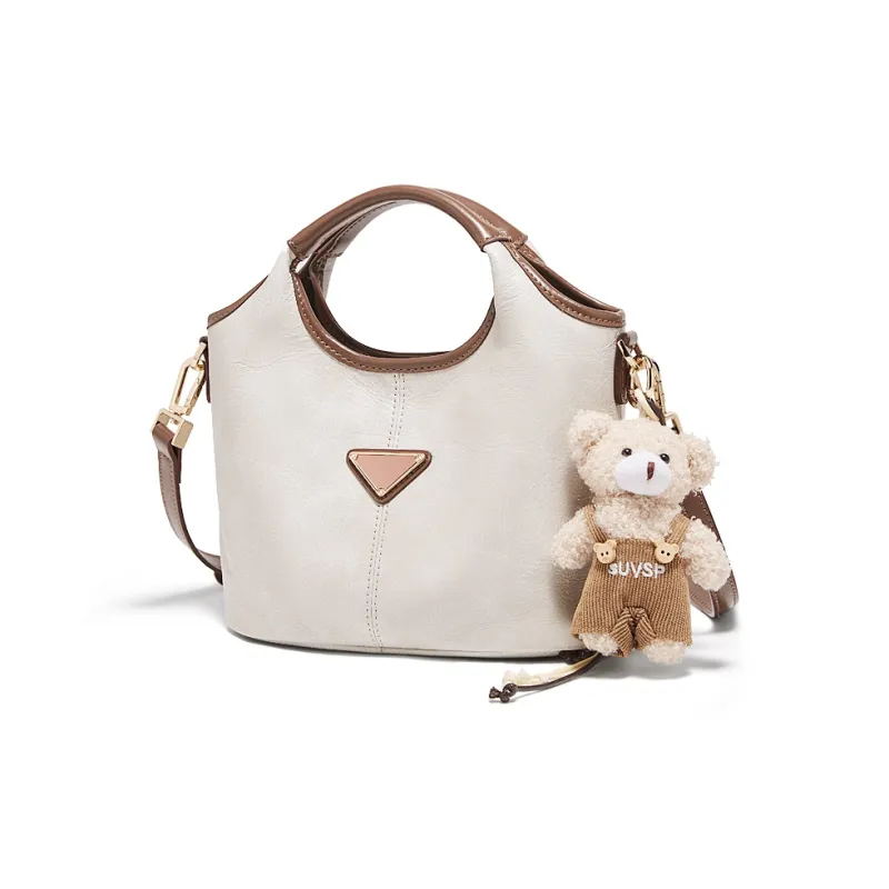 Safiya Cow Leather One Shoulder Handbag Women's Multicolor-5
