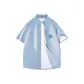 [100% cotton Denim]Light Blue (Mk Circle Text Chest Logo)