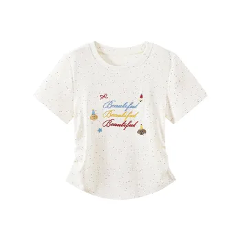TOUCH T Shirts Women's Apricot