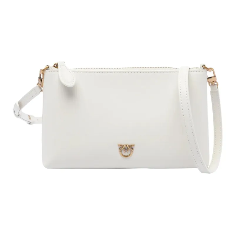 PINKO Calfskin Shoulder Bag Mini Women's White-0