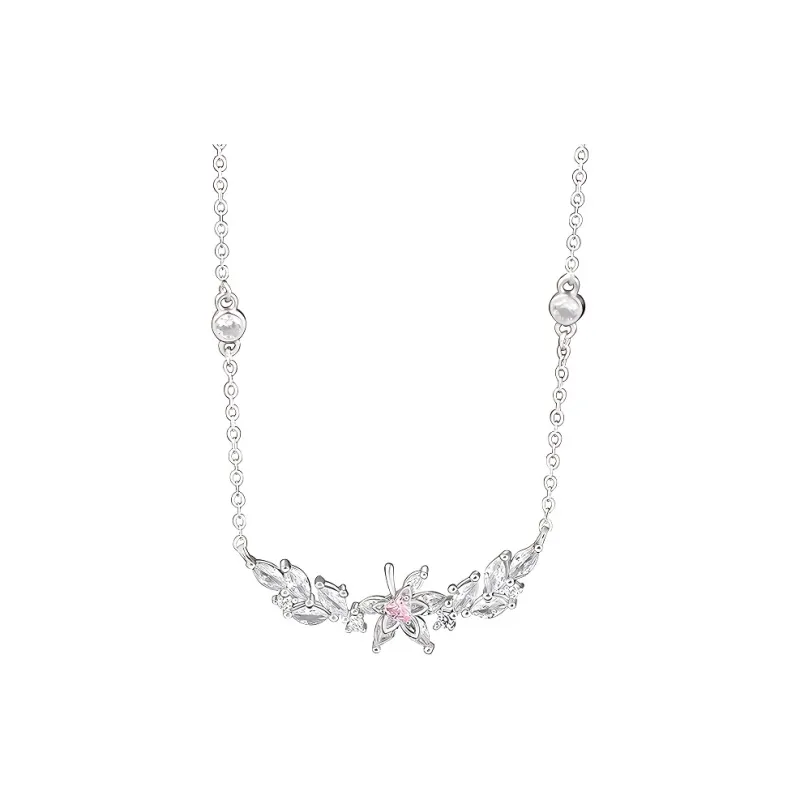 SINO GEM 925 Sterling Silver Necklaces Women's-0