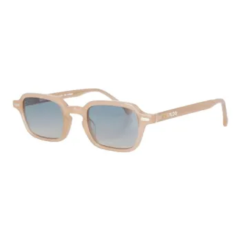 District Vision Acetate Rectangular Sunglasses Unisex Beige