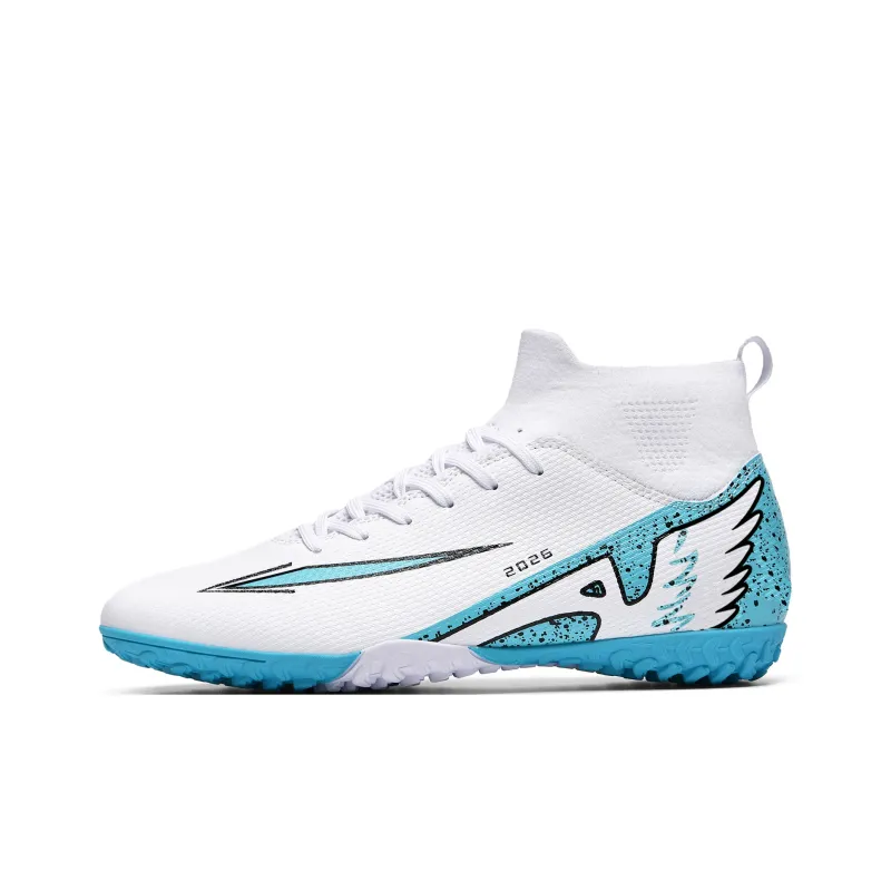 WEJIESS TF Rubber Broken Studs Artificial Ground Anti Slip Wear Resistant Soccer Shoes Unisex-5