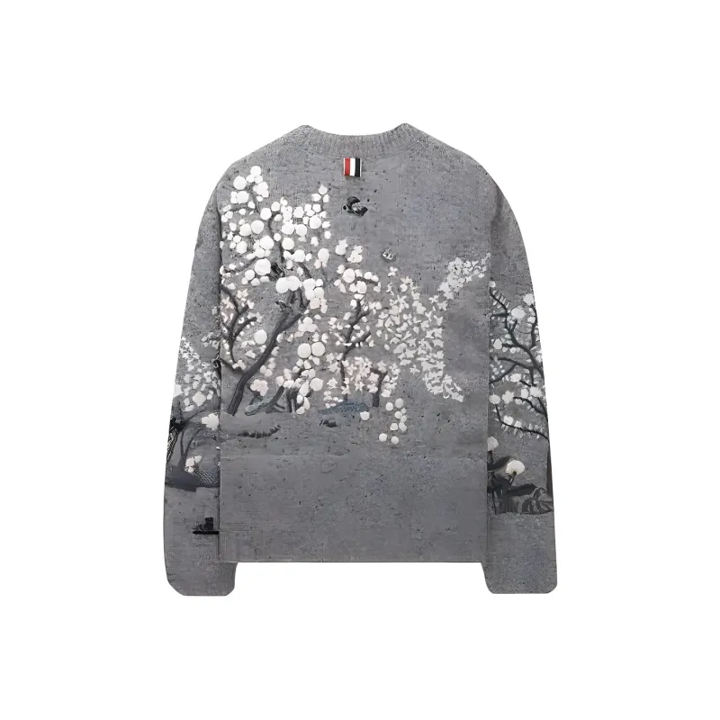 THOM BROWNE· Sweater Men's Gray-1