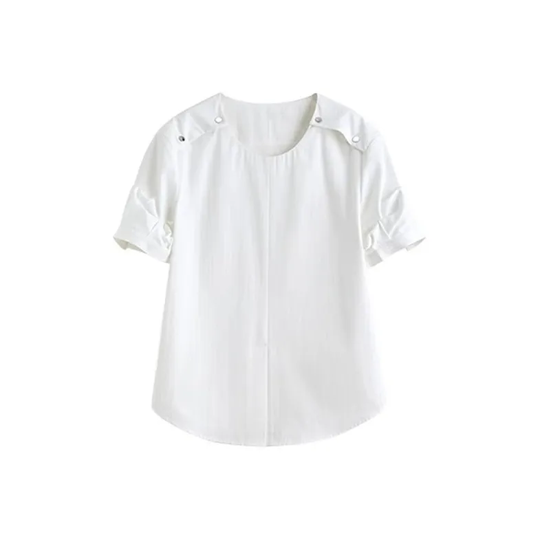HDFULERN Shirts Women's White-0