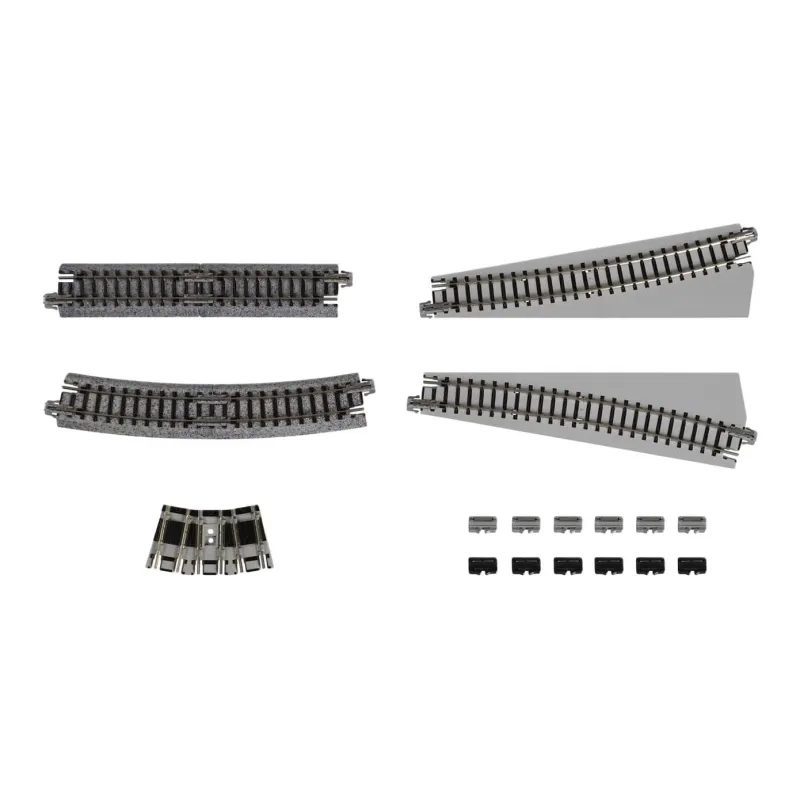 KATO N Gauge Turntable Extension Track Set With 20 286 Rail Accessories Model Accessories-0