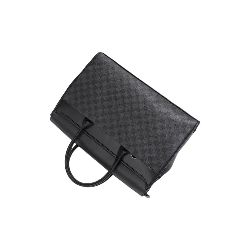 VIHUS PVC Briefcase Regular Men's Black-3