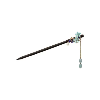 Pink Empress Wooden Hairpins Women's