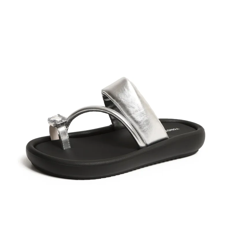 NUNZ Rubber Sole Odor Resistant Slide Slippers Women's-1