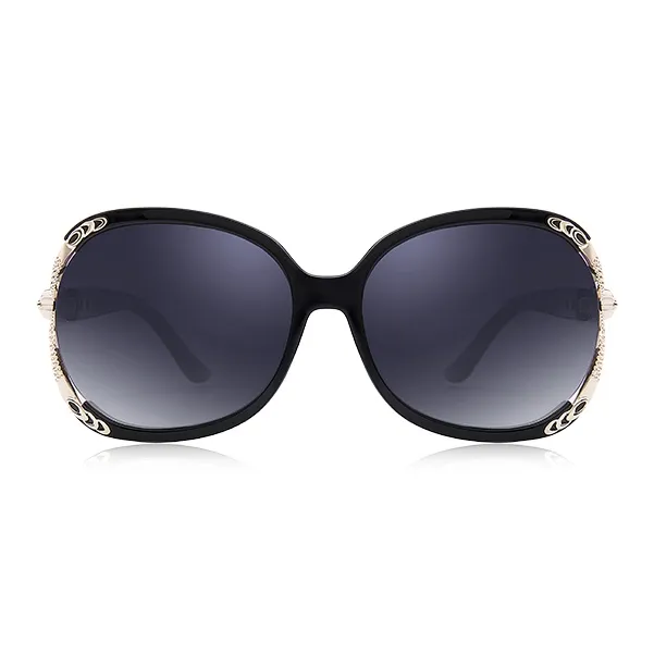VEGOOS Plate And Metal Irregular Shape Sunglasses Women's-1