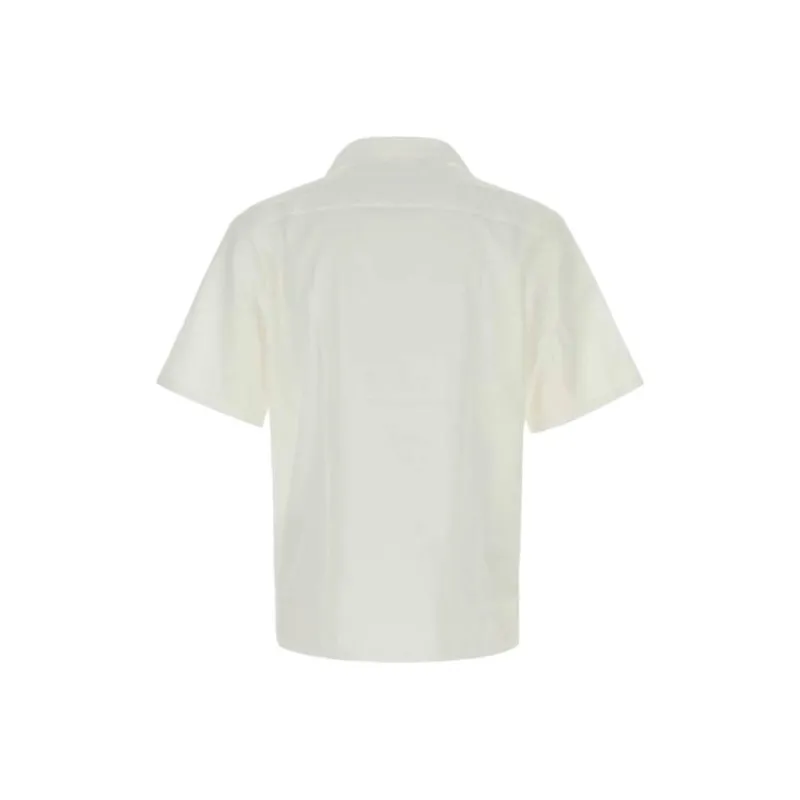 PRADA Logo Detailed Short Sleeved Shirt-1