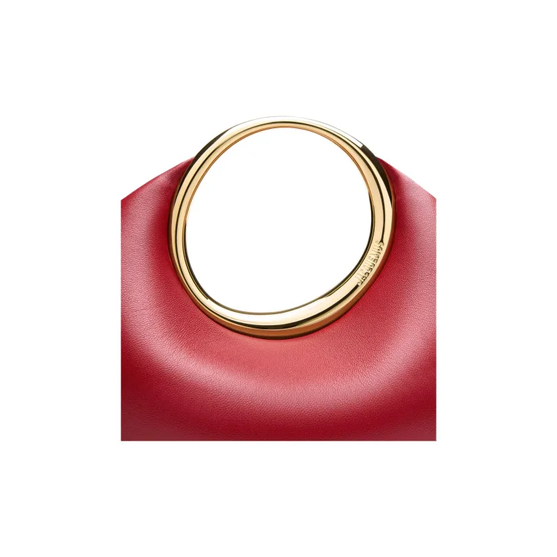 Jacquemus Sheepskin Handbag Trumpets Women's Red-4