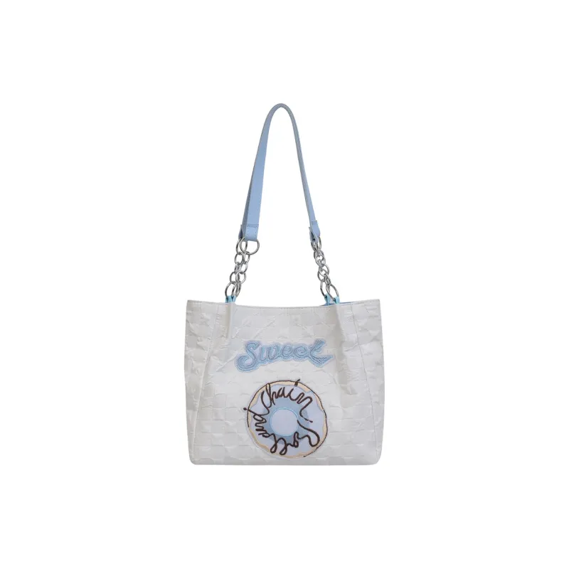 Kewuku Canvas Bag, Tote Bag, Shoulder Bag Women's Red/Blue-4