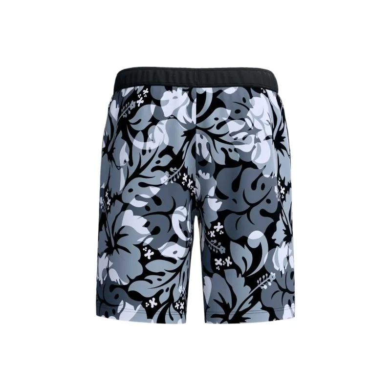 Speedo Swimming Shorts Men's Gray White-1