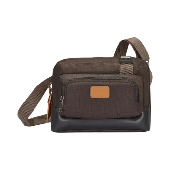 TUMI Ballistic Nylon Crossbody Bag Men's Dark Brown