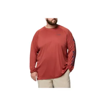 Columbia PFG Terminal Tackle Shirt Men's Dusty Red