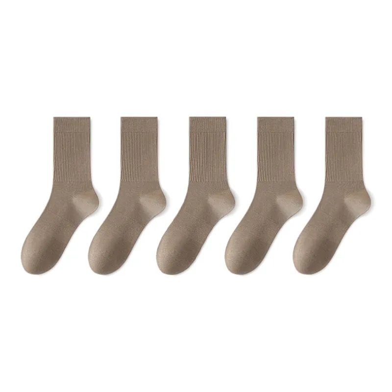 LUOLIAN Mid Calf Socks Men's 5 Pack-10