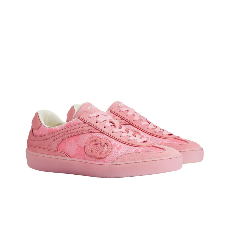 GUCCI G75 Low Top Skateboard Shoes Women's Pink-2