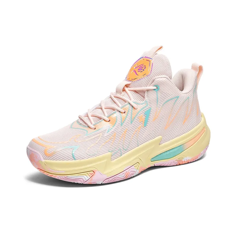 Black tailed Deer Slip Resistant, Abrasion Resistant, Breathable Mid Top Basketball Shoes Unisex-15