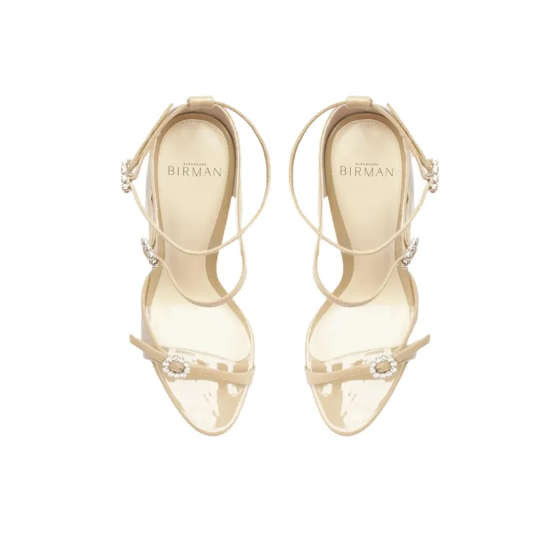 Alexandre Birman Anastasia One Strap Sandals 10cm Women's Nude-3
