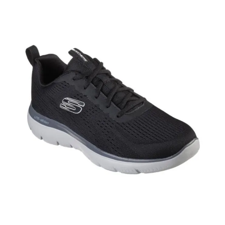 Skechers Summits Low Top Casual Shoes Men's Black-3
