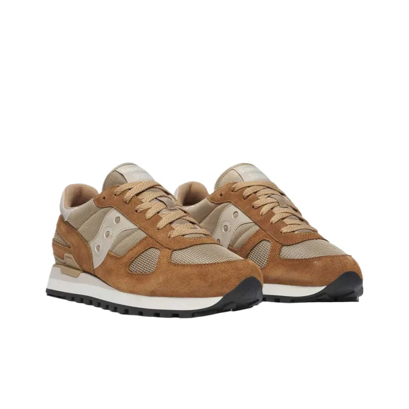 Saucony Shadow Original Low Top Training Shoes Men's Brown-1