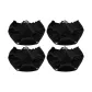 Pure Black (4 Pack)