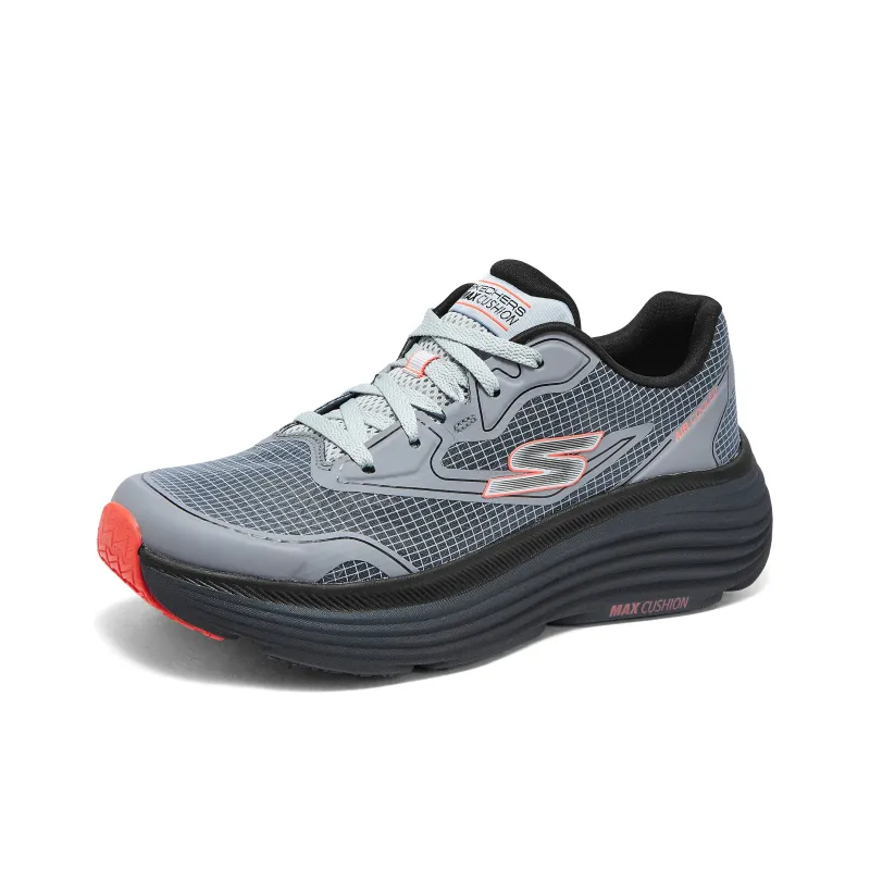 Skechers Sport Cushioning Wear-Resistant Low-Top Running Shoes Men's Gray-2