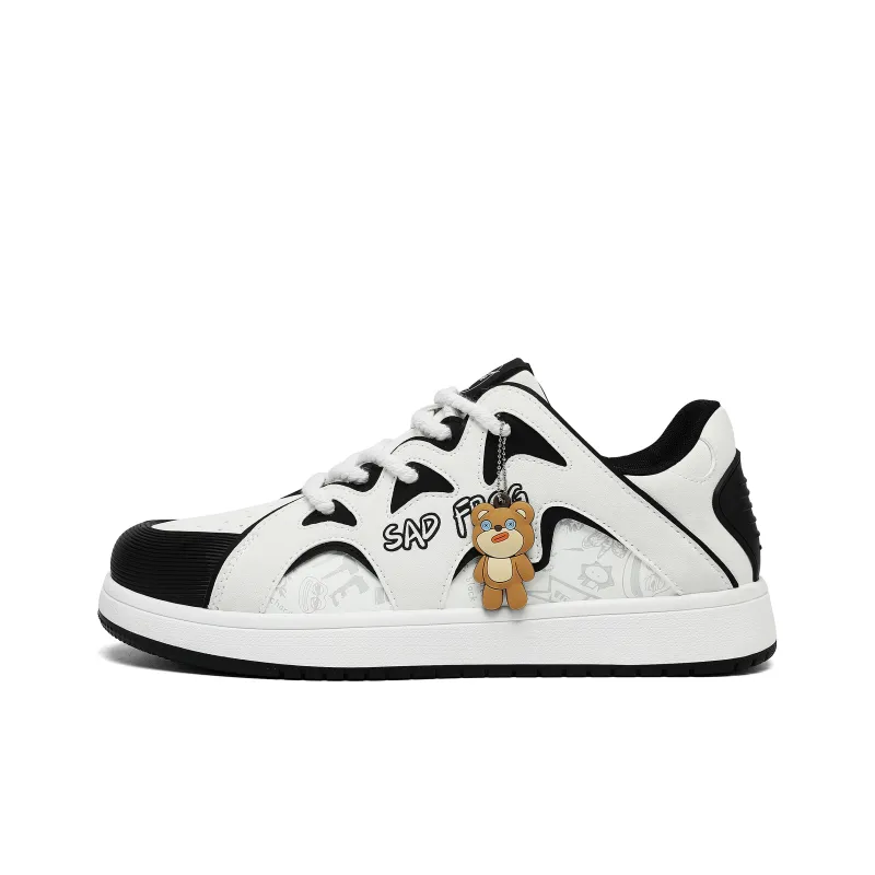 Pepe The Frog Low Top Skateboard Shoes Unisex-4