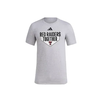 Adidas Free Shipping With AdiClub Texas Tech Red Raiders Dugout Postseason Tee
