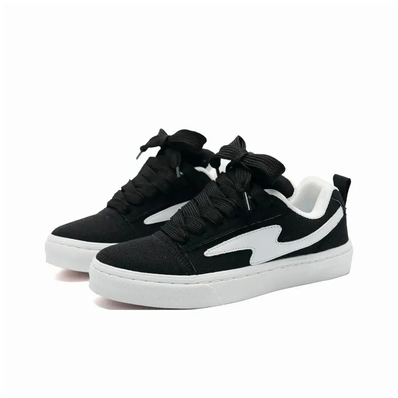 OAOQ Cushioning Abrasion Resistant Lightweight Breathable Slip Resistant Low Top Skateboard Shoes Unisex-20