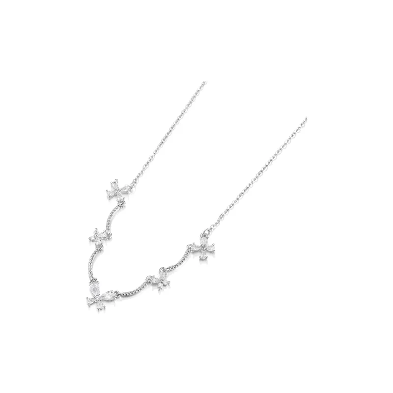 Clect Synthetic Cubic Zirconia Necklaces Women's-1