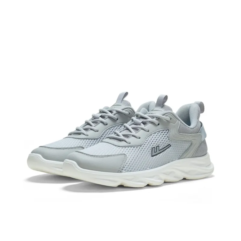WARRIOR Running Shoes Men Low Top Gray-3