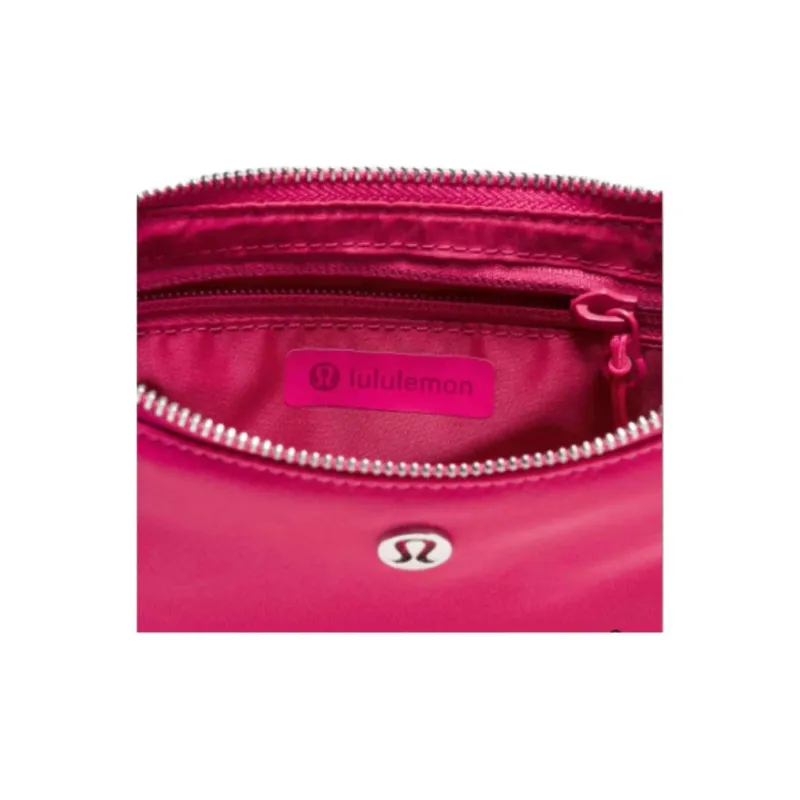Lululemon Recycled Nylon Shoulder Bag Mini Women's Raspberry Pink-2