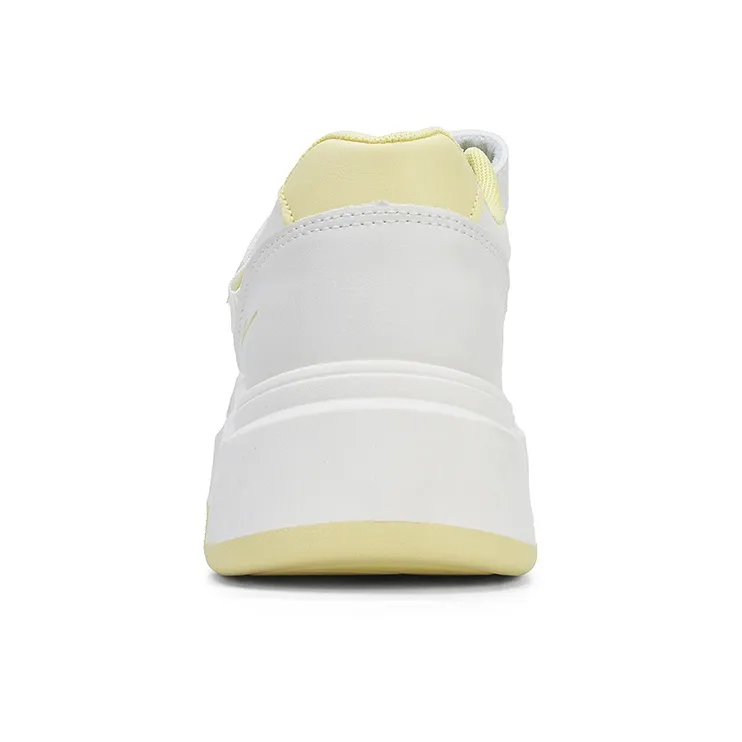 Warrior Abrasion Resistant Slip Resistant Low Top Casual Shoes Women's Beige Yellow-2