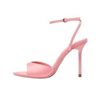 ZARA One Strap Sandals 10.5cm Women's Pink