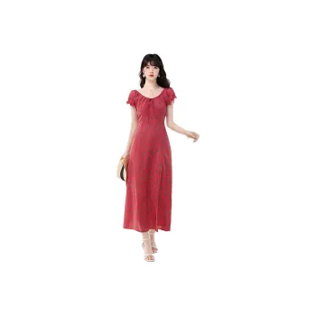 Mu Xiao Xin Short Sleeved Dress Women's