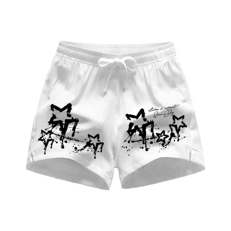 FONDLOOK Casual Shorts Unisex-2