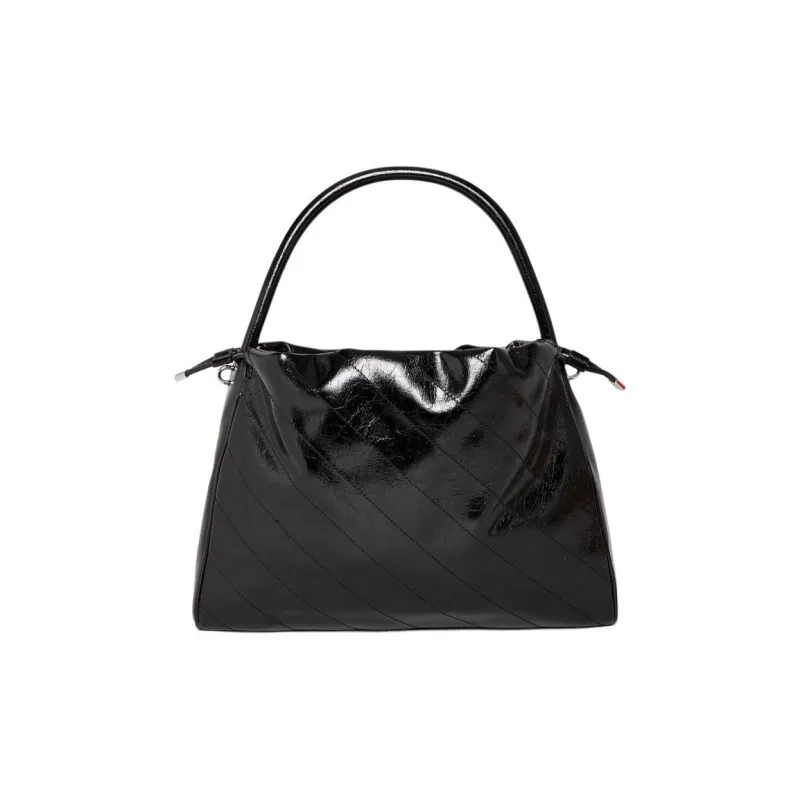 GUESS Artificial Leather Tote Bag, Shopping Bag, Handbag Medium Size Women's Black-2