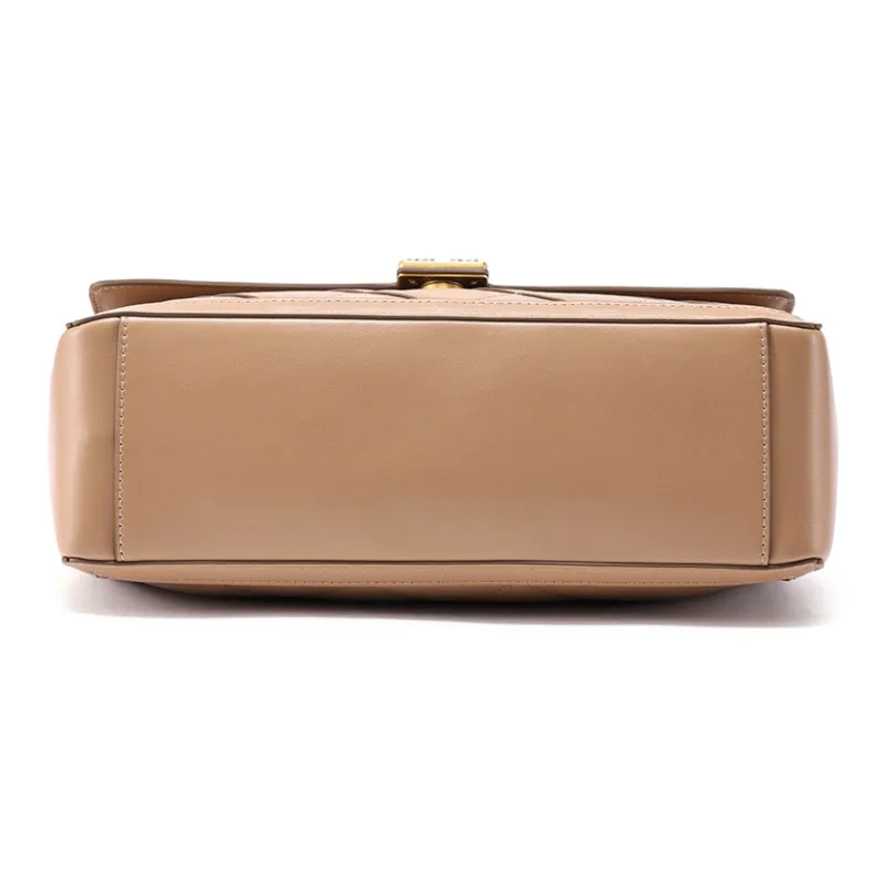 Montagut Sheepskin Shoulder Bag Women's Ice Coffee-4