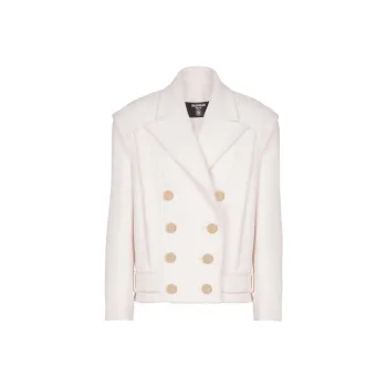 BALMAIN SS25 Jackets & Coats Women's White