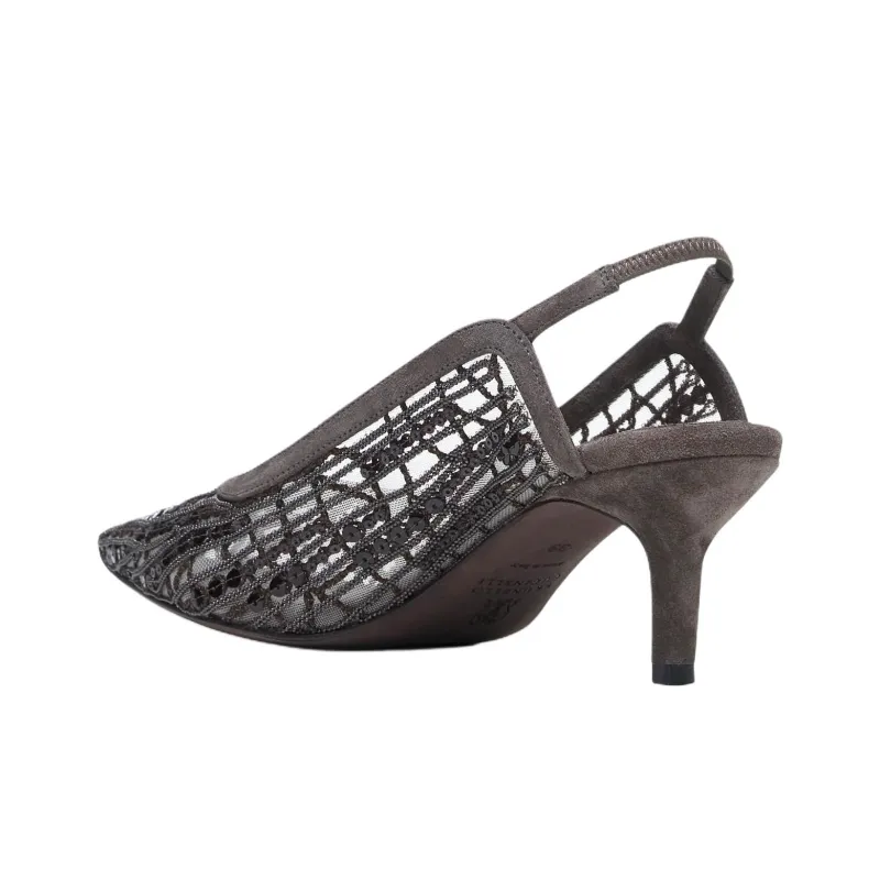 Brunello Cucinelli Slim Heel High Heels Women's Brown-3